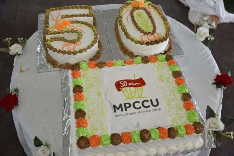 A cake for the 50 anniversary of the MPCCU.